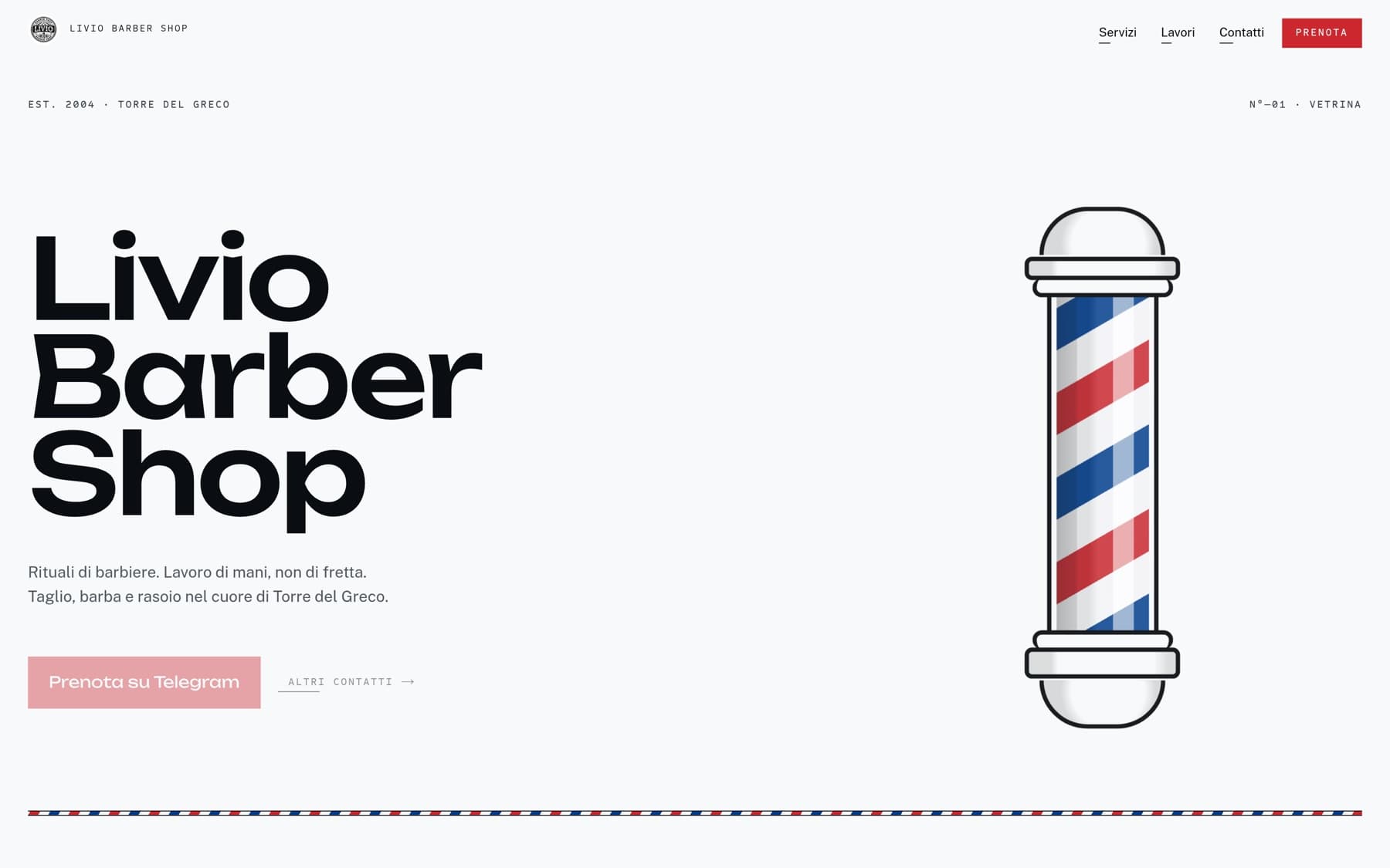 Livio Barber Shop project